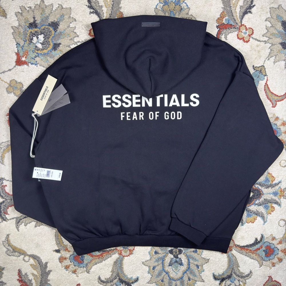 Essentials Fear of God Hoodie – Black – Size L – Brand New with Tags